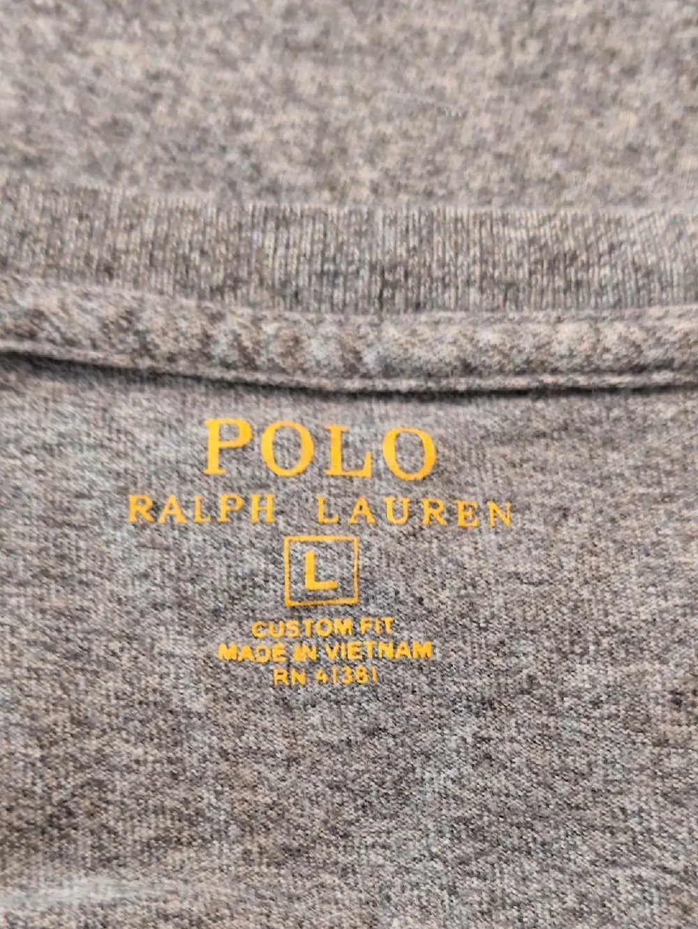 Polo Ralph Lauren 100% Cotton Crewneck Long sleeve Preppy Academia Custom Fit